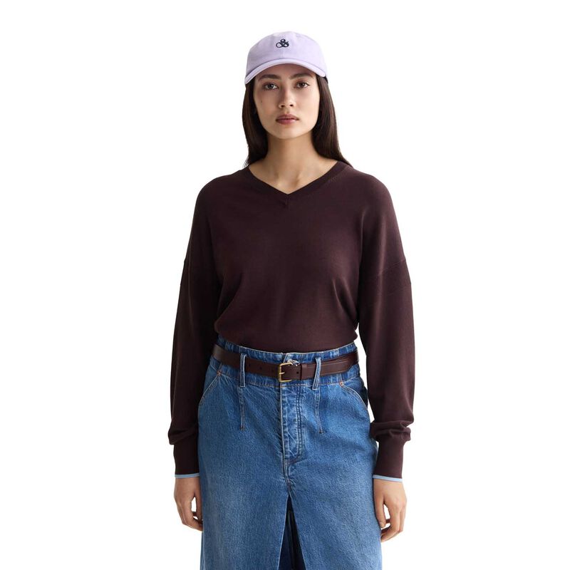 Scotch & Soda V-Neck Relaxed Pullover image number 0